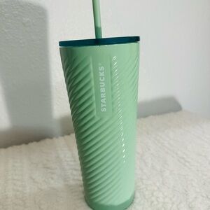Starbucks Light Green Tumbler with Lid
